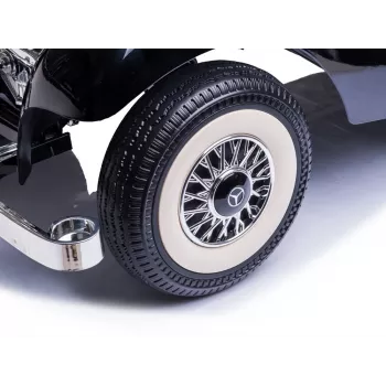 LEAN CARS Elektriskā braucamā mašīna Mercedes 540K Classic Premium LED gaismas MP3 Melna