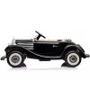 LEAN CARS Elektriskā braucamā mašīna Mercedes 540K Classic Premium LED gaismas MP3 Melna