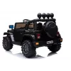 LEAN CARS Elektriskais braucamais džips BRD-7588 ar LED gaismām, MP3, tālvadību, melns 4x4