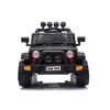 LEAN CARS Elektriskais braucamais džips BRD-7588 ar LED gaismām, MP3, tālvadību, melns 4x4