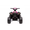 LEAN CARS elektriskais braucamais kvadracikls HL568 rozā – 12V 2x30W bērnu ATV ar mūziku, LED gaismām, 30 kg ietilpība