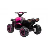 LEAN CARS elektriskais braucamais kvadracikls HL568 rozā – 12V 2x30W bērnu ATV ar mūziku, LED gaismām, 30 kg ietilpība