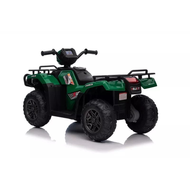 LEAN CARS Electric Ride-On Quad JC915 Green – 12V, 2x35W, Bērnu kvadracikls