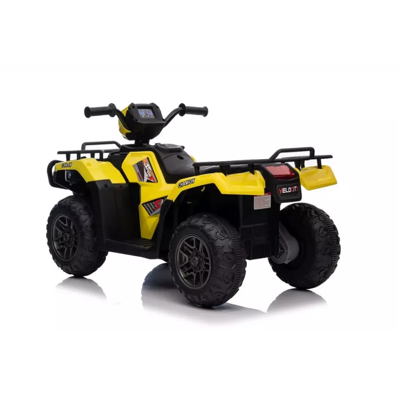 LEAN CARS Elektriskais braucamais kvadracikls JC915 dzeltens