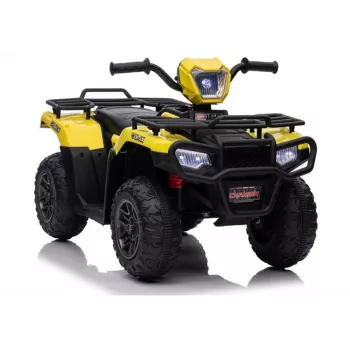 LEAN CARS Elektriskais braucamais kvadracikls JC915 dzeltens