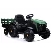 LEAN CARS Electric Ride On Tractor with Trailer BDM0925 Military Green