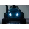 LEAN CARS elektriskais traktors ar piekabi A009 zils - 12V braucamais, 2x35W, tālvadība