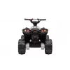 LEAN CARS HL568 balts bērnu elektriskais kvadracikls – 12V 2x35W, EVA riteņi, LED gaismas, MP3/USB/AUX (modelis 13558)