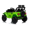 LEAN CARS Jeep Rubicon DK-JWR558 24V zaļš ar akumulatoru darbināms braucamais transportlīdzeklis