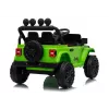 LEAN CARS Jeep Rubicon DK-JWR558 24V zaļš ar akumulatoru darbināms braucamais transportlīdzeklis