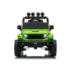 LEAN CARS Jeep Rubicon DK-JWR558 24V zaļš ar akumulatoru darbināms braucamais transportlīdzeklis