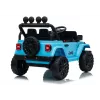LEAN CARS Jeep Rubicon DK-JWR558 24V gaiši zils ar akumulatoru darbināms braucamrīks ar vecāku tālvadību