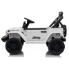 LEAN CARS Jeep Rubicon DK-JWR558 24V balts ar akumulatoru darbināms braucamais bērniem