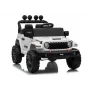 LEAN CARS Jeep Rubicon DK-JWR558 24V balts ar akumulatoru darbināms braucamais bērniem