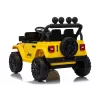 LEAN CARS Jeep Rubicon DK-JWR558 24V dzeltenais ar akumulatoru darbināms braucamais ar tālvadību