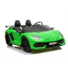 LEAN CARS Lamborghini Aventador SX2028 elektriskā braucamā mašīna bērniem, zaļa