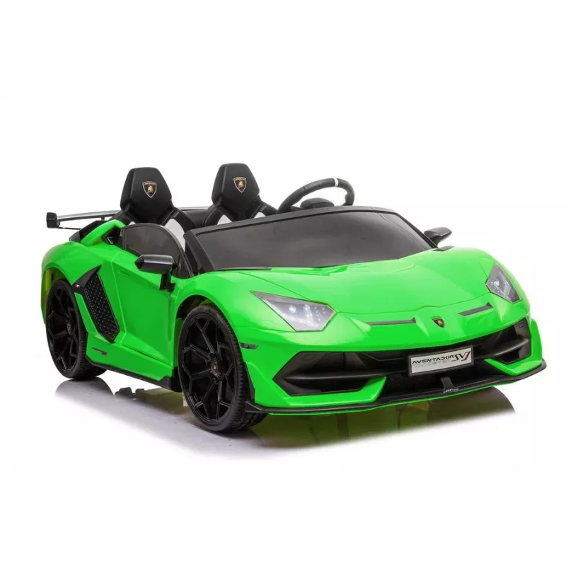 LEAN CARS Lamborghini Aventador SX2028 elektriskā braucamā mašīna bērniem, zaļa