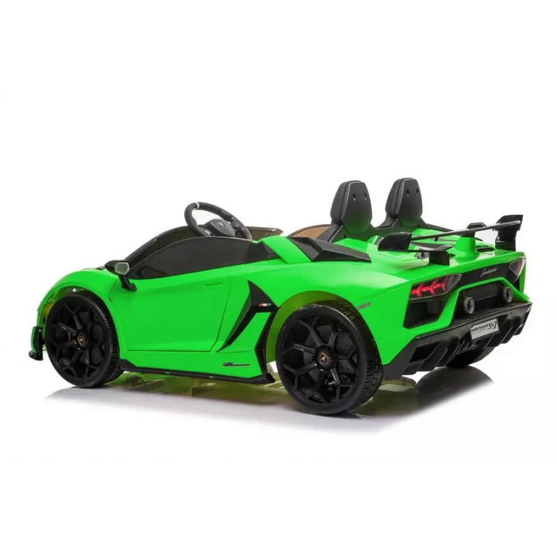 LEAN CARS Lamborghini Aventador SX2028 elektriskā braucamā mašīna bērniem, zaļa