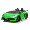 LEAN CARS Lamborghini Aventador SX2028 elektriskā braucamā mašīna bērniem, zaļa