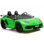 LEAN CARS Lamborghini Aventador SX2028 elektriskā braucamā mašīna bērniem, zaļa