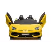 LEAN CARS Lamborghini Aventador SX2028 elektriskā braucamā mašīna bērniem, dzeltena