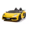 LEAN CARS Lamborghini Aventador SX2028 elektriskā braucamā mašīna bērniem, dzeltena