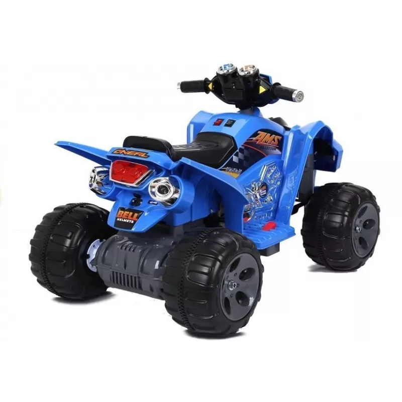 LEAN CARS Medium Quad Blue - Electric Ride On Vehicle