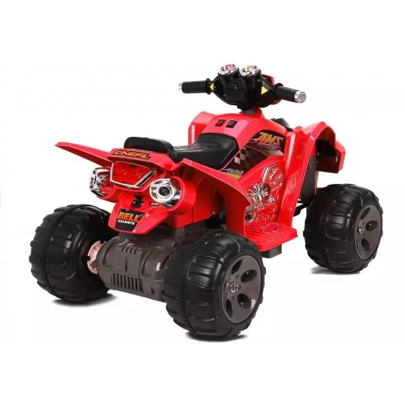 LEAN CARS Medium Quad Red - Elektriskais braucamrīks