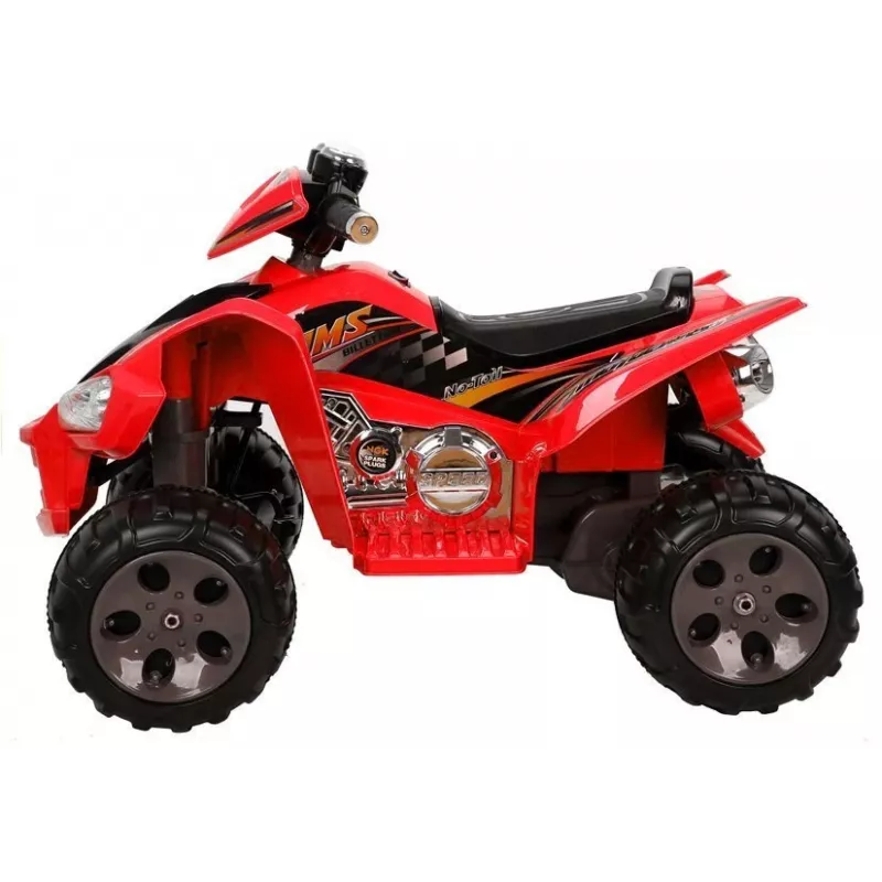 LEAN CARS Medium Quad Red - Elektriskais braucamrīks