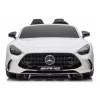 LEAN CARS Mercedes-AMG GT63 24V balts ar akumulatoru darbināms braucamais transportlīdzeklis