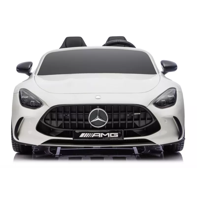 LEAN CARS Mercedes-AMG GT63 24V balts ar akumulatoru darbināms braucamais transportlīdzeklis