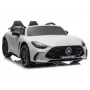 LEAN CARS Mercedes-AMG GT63 24V balts ar akumulatoru darbināms braucamais transportlīdzeklis
