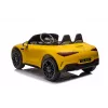 LEAN CARS Mercedes AMG SL63 Battery Car, Yellow Painted