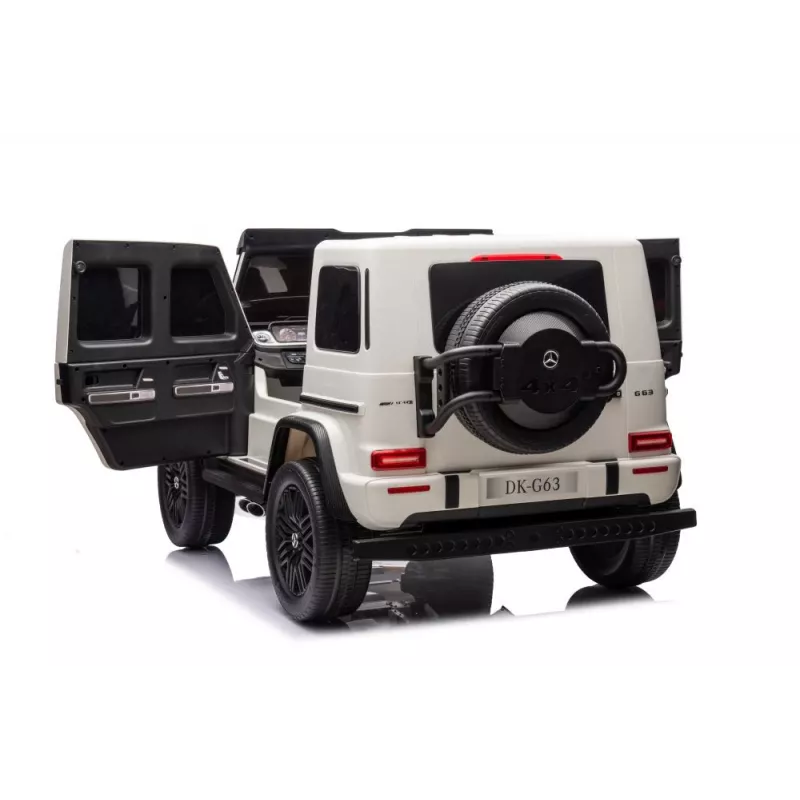 LEAN CARS Mercedes G63 XXL 24V Battery Car White
