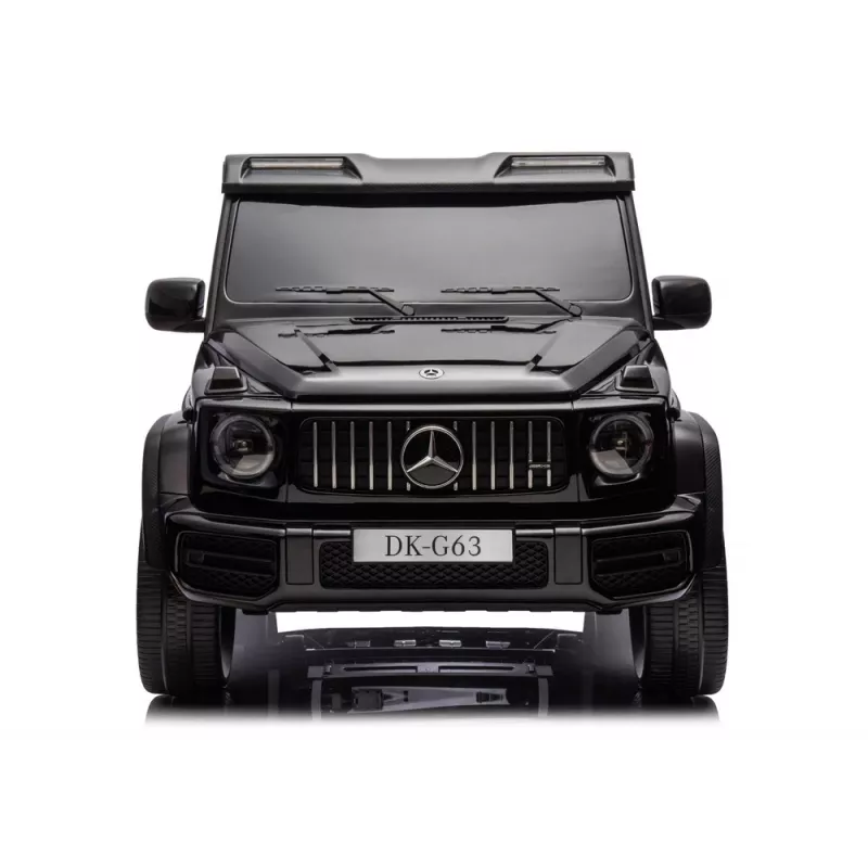 LEAN CARS Mercedes G63 XXL MP4 24V 4x4 melns braucamais auto ar tālvadību
