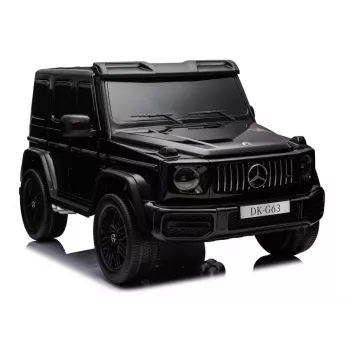 LEAN CARS Mercedes G63 XXL MP4 24V 4x4 melns braucamais auto ar tālvadību