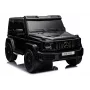 LEAN CARS Mercedes G63 XXL MP4 24V 4x4 melns braucamais auto ar tālvadību