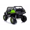 LEAN CARS Mercedes Unimog 12V elektriskais braucamrīks zaļš