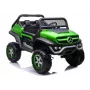 LEAN CARS Mercedes Unimog 12V elektriskais braucamrīks zaļš