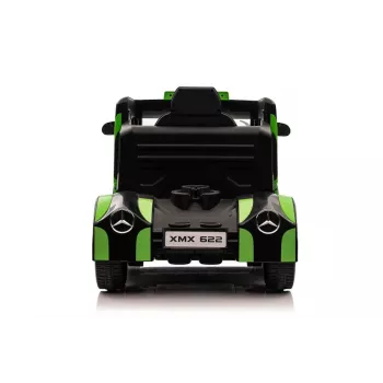 LEAN CARS Mercedes XMX622 Kravas auto ar akumulatoru LED gaismām Pilota zaļš