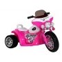LEAN CARS Pink Electric Ride On Motorcycle JT568 for Kids with LED Lights