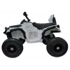 LEAN CARS Quad BDM0906 Elektriskais braucamrīks ar sūknētiem riteņiem, LED gaismām, MP3, balts