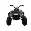 LEAN CARS Quad BDM0906 Elektriskais braucamrīks ar sūknētiem riteņiem, LED gaismām, MP3, balts