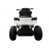 LEAN CARS Quad BDM0906 Elektriskais braucamrīks ar sūknētiem riteņiem, LED gaismām, MP3, balts