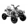 LEAN CARS Quad BDM0906 Elektriskais braucamrīks ar sūknētiem riteņiem, LED gaismām, MP3, balts