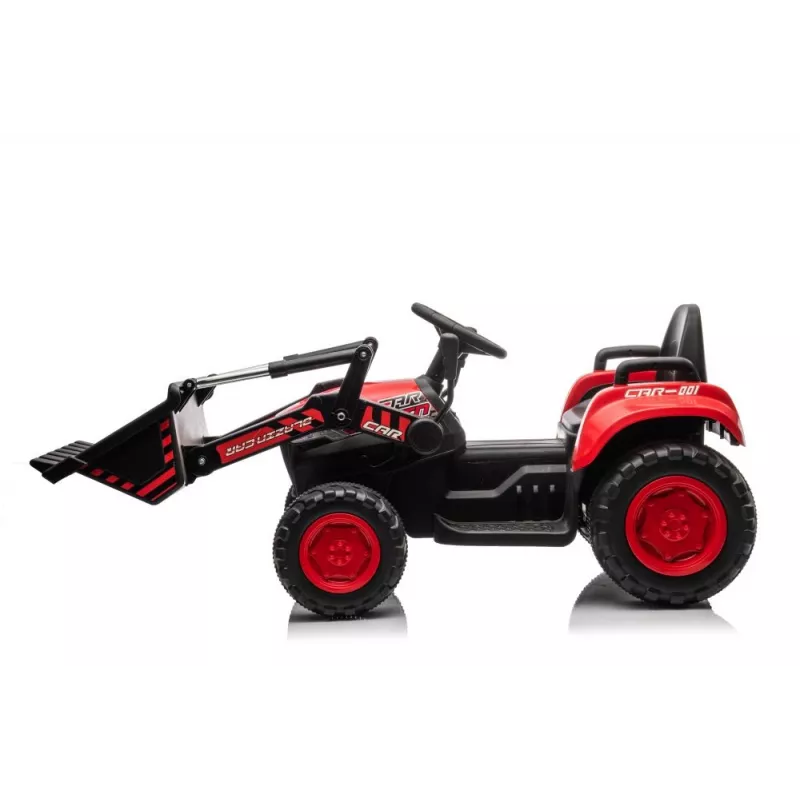 LEAN CARS Uzlādējams Traktors ar Kausu BW-X002A Sarkans