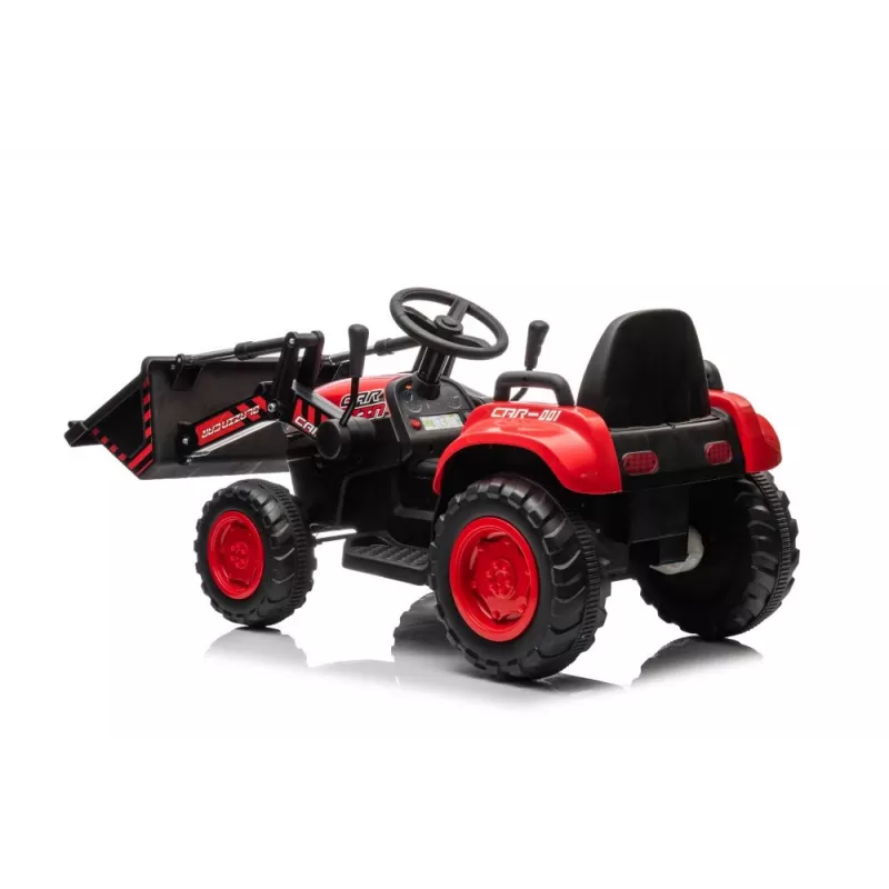 LEAN CARS Uzlādējams Traktors ar Kausu BW-X002A Sarkans