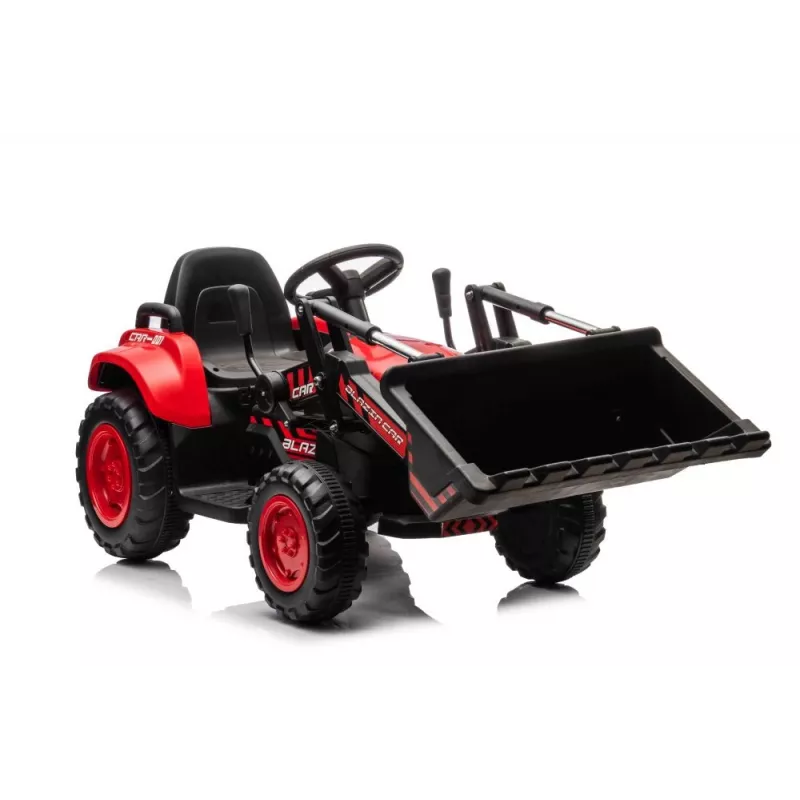 LEAN CARS Uzlādējams Traktors ar Kausu BW-X002A Sarkans