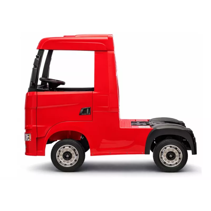 LEAN CARS Scania 500R HL698 12V elektriskais braucamais 4x4 sarkanā krāsā ar tālvadību
