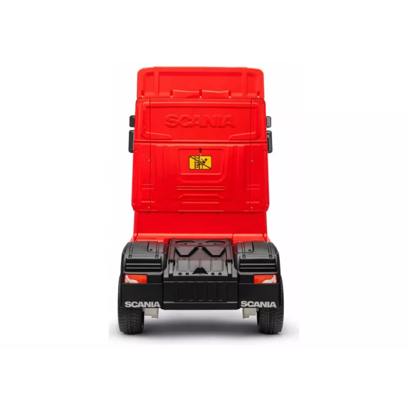 LEAN CARS Scania 500R HL698 12V elektriskais braucamais 4x4 sarkanā krāsā ar tālvadību